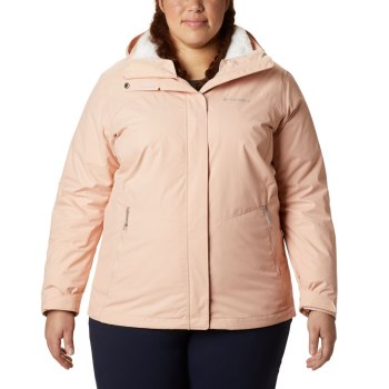 Columbia Jas Dames, Bugaboo II Fleece Interchange Plus Size Roze, 04YBIUHZN